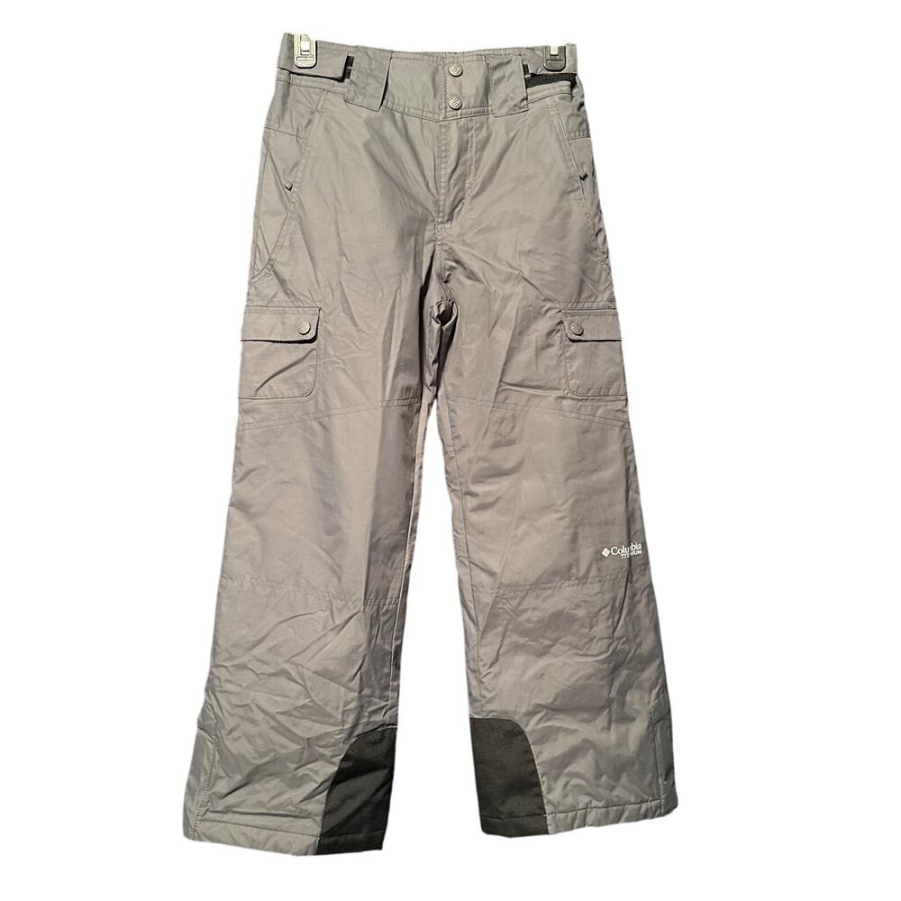 Columbia Titanium Bugaboo gray snow ski pants Omni-tech Size 10/12